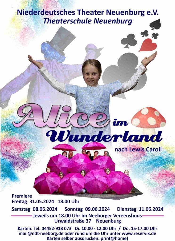 Plakat: Alice im Wunderland (TS)